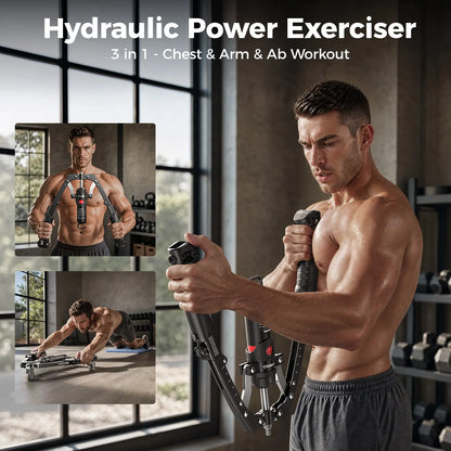 Chest & Arm Strength Trainer – Adjustable Resistance from 22 to 440 lbs for Progressive Strength Training