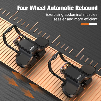 Abdominal exercise machine, ab wheel, automatic rebound.