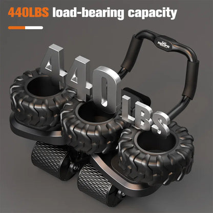 Abdominal exercise machine, ab wheel, automatic rebound.