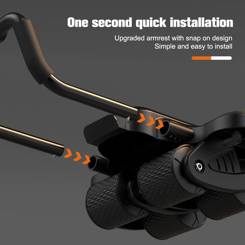 Abdominal exercise machine, ab wheel, automatic rebound.